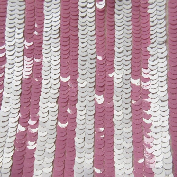 NWT J.Crew Collection Striped Pencil in Pink White Sequin Skirt 4 $695 - Picture 3 of 6
